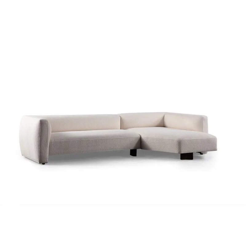 Elvaris 4-sits Soffa med Divan, Vit