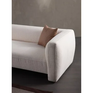 Elvaris 4-sits Soffa med Divan - Vit - Möbler - Vardagsrum - Soffor - Divansoffa & schäslong