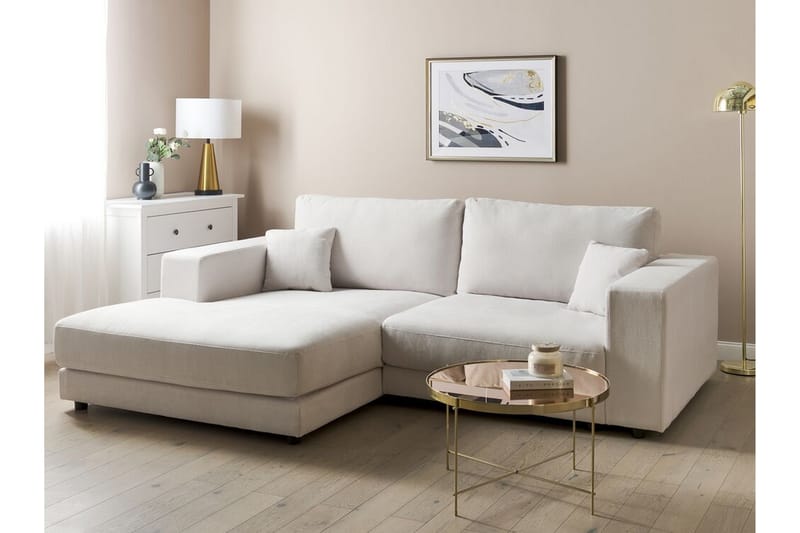 Ersi Soffa med Divan 3-sits - Vit/Svart - Möbler - Vardagsrum - Soffor - Divansoffa & schäslong