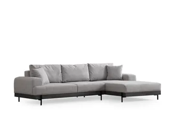 Eti Hörnsoffa 3-sits - Grå - Möbler - Vardagsrum - Soffor - Divansoffa & schäslong