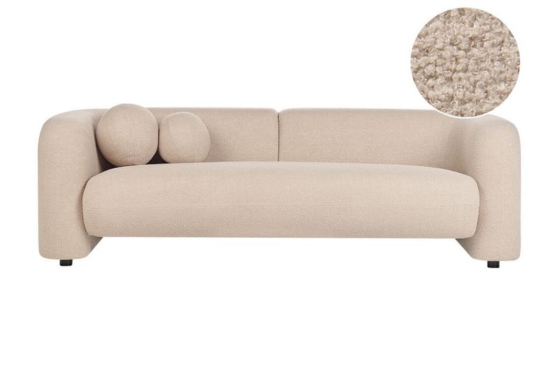 Fabion Soffa 3-sits - Beige - Möbler - Vardagsrum - Soffor - 3-sits soffor