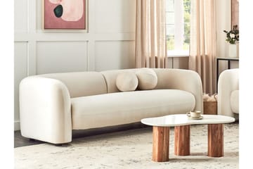 Fabion Soffa 3-sits - Cream - Möbler - Vardagsrum - Soffor - Sammetssoffor