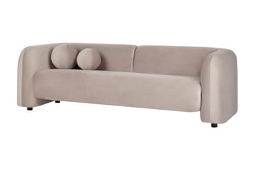 Fabion Soffa 3-sits - Taupe - Möbler - Vardagsrum - Soffor - Sammetssoffor