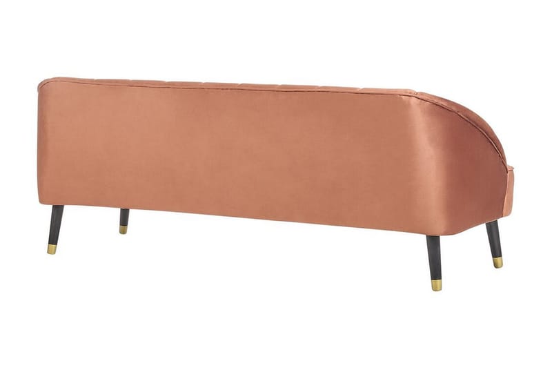 Farrin Soffa 3-sits - Brun/Svart/Guld - Möbler - Vardagsrum - Soffor - Sammetssoffor