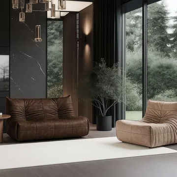 Feylorin 2-sits Soffa - Chokladbrun - Möbler - Vardagsrum - Soffor - 2-sits soffor