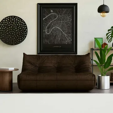 Feylorin 2-sits Soffa - Chokladbrun - Möbler - Vardagsrum - Soffor - 2-sits soffor