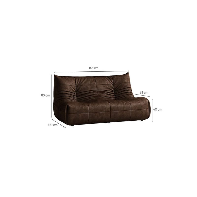 Feylorin 2-sits Soffa - Chokladbrun - Möbler - Vardagsrum - Soffor - 2-sits soffor