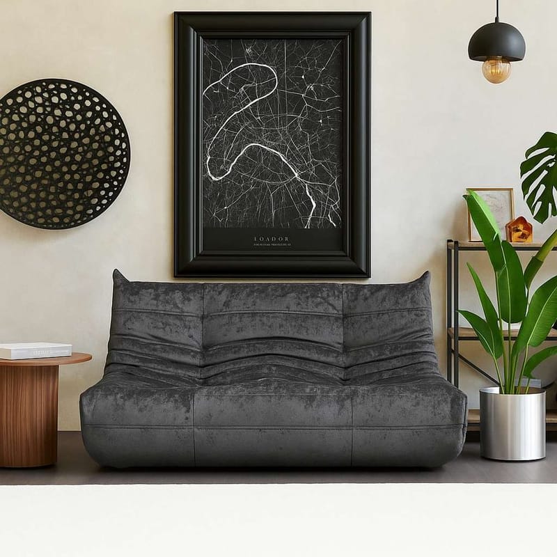 Feylorin 2-sits Soffa - Grafitgrå - Möbler - Vardagsrum - Soffor - 2-sits soffor