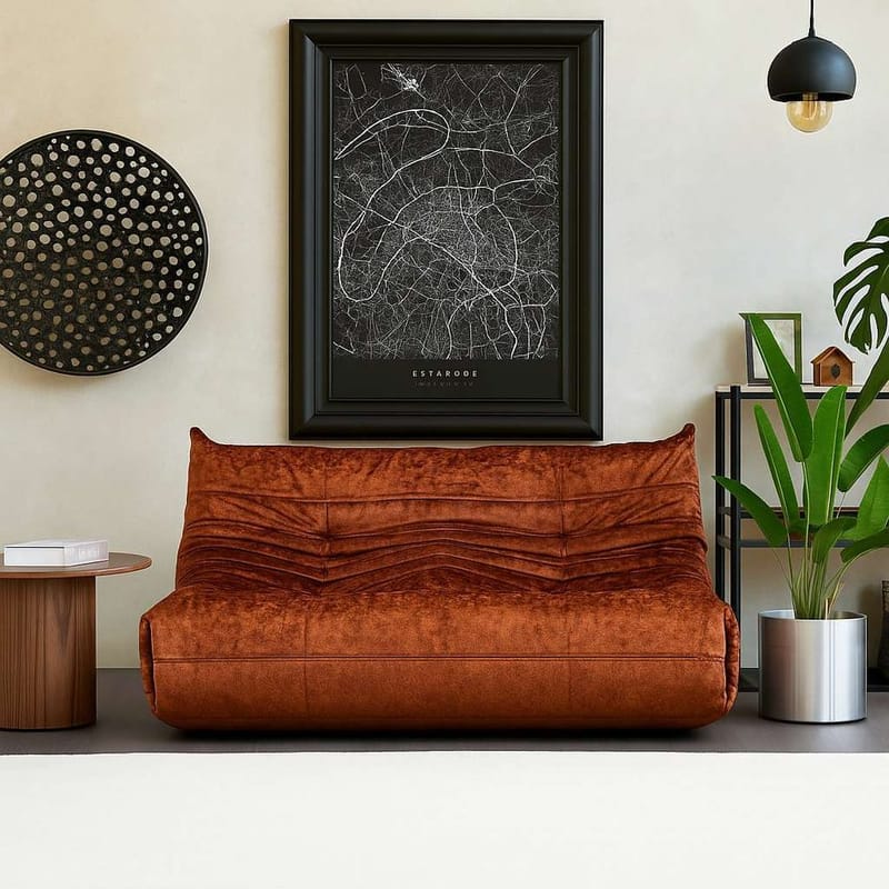 Feylorin 2-sits Soffa - Röd - Möbler - Vardagsrum - Soffor - 2-sits soffor