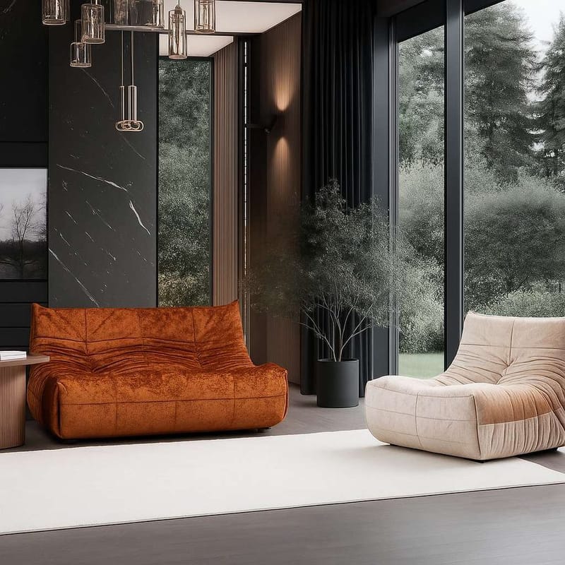 Feylorin 2-sits Soffa - Röd - Möbler - Vardagsrum - Soffor - 2-sits soffor