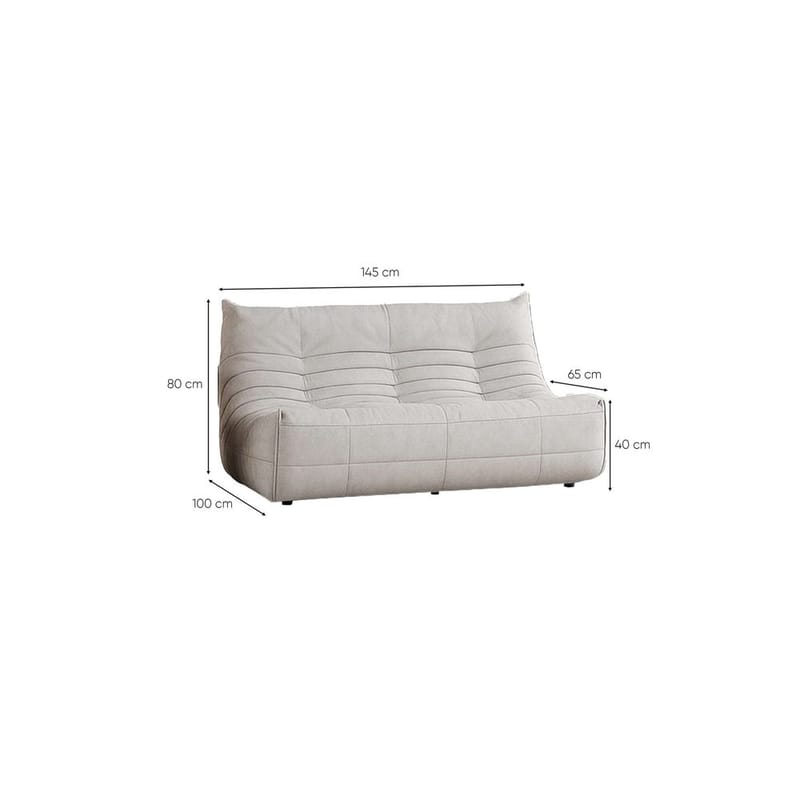 Feylorin 2-sits Soffa - Vit - Möbler - Vardagsrum - Soffor - 2-sits soffor