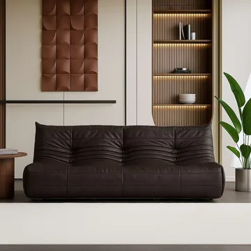 Feylorin 3-sits Soffa - Brun - Möbler - Vardagsrum - Soffor - 3-sits soffor