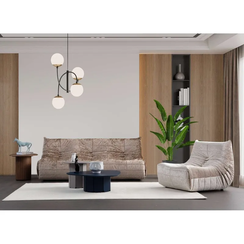 Feylorin 3-sits Soffa - Krämvit - Möbler - Vardagsrum - Soffor - 3-sits soffor