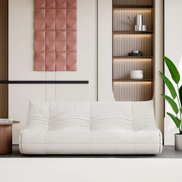 Feylorin 3-sits Soffa - Vit - Möbler - Vardagsrum - Soffor - 3-sits soffor