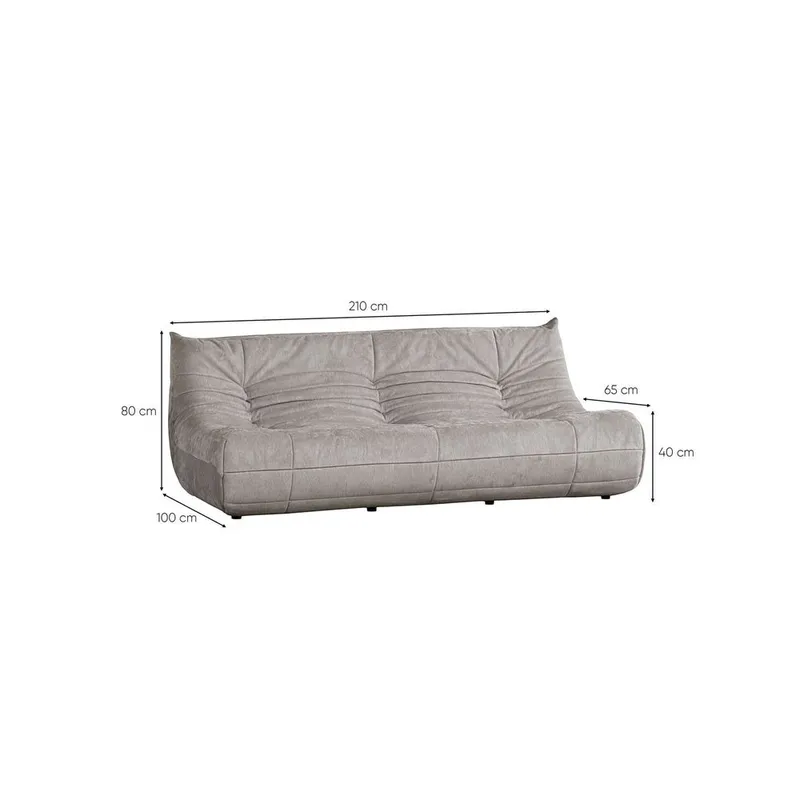 Feylorin 3-sits Soffa - Vit - Möbler - Vardagsrum - Soffor - 3-sits soffor