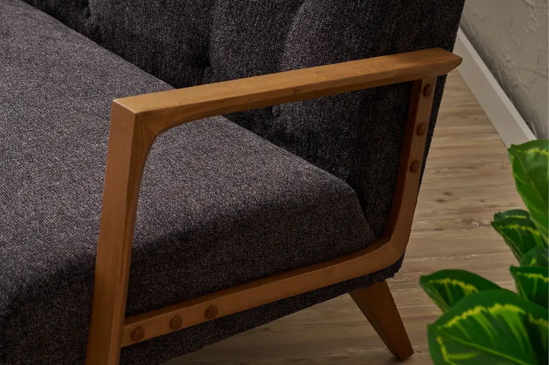 Finegard 2-sits Soffa - Antracit - Möbler - Vardagsrum - Soffor - 2-sits soffor