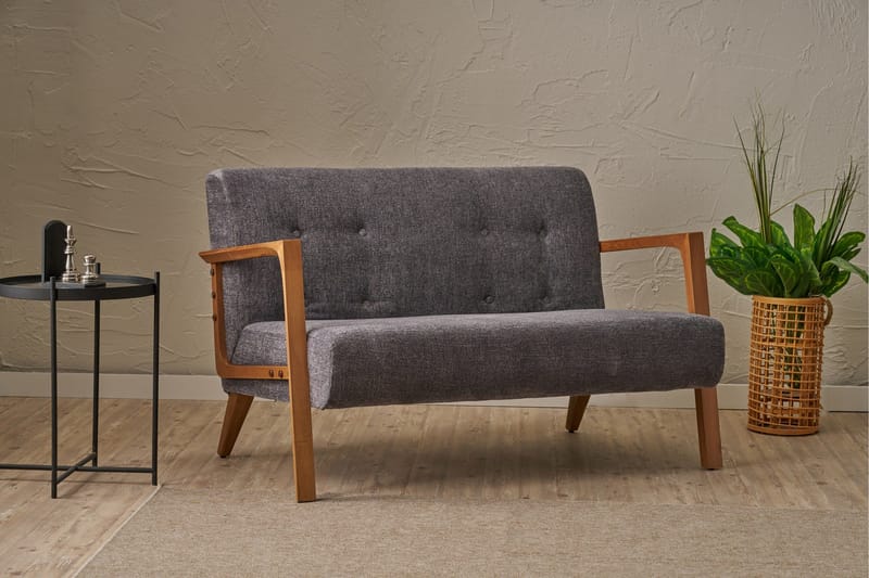 Finegard 2-sits Soffa - Grå - Möbler - Vardagsrum - Soffor - 2-sits soffor