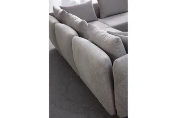 Floransa 4-sits Soffa med Divan - Ljusgrå - Möbler - Vardagsrum - Soffor - Divansoffa & schäslong