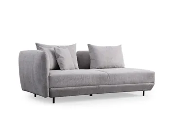 Floransa 4-sits Soffa med Divan - Ljusgrå - Möbler - Vardagsrum - Soffor - Divansoffa & schäslong