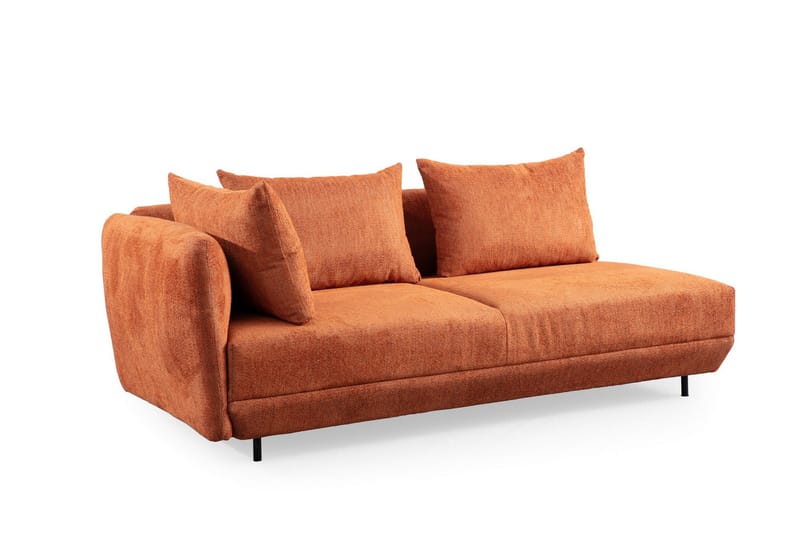 Floransa 4-sits Soffa med Divan - Orange - Möbler - Vardagsrum - Soffor - Divansoffa & schäslong