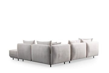 Floransa 4-sits Soffa med Divan - Vit - Möbler - Vardagsrum - Soffor - Divansoffa & schäslong