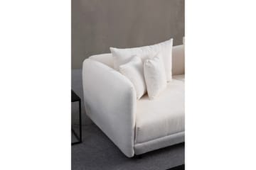 Floransa 4-sits Soffa med Divan - Vit - Möbler - Vardagsrum - Soffor - Divansoffa & schäslong