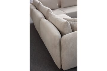 Floransa 4-sits Soffa med Divan - Vit - Möbler - Vardagsrum - Soffor - Divansoffa & schäslong