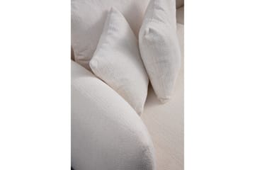Floransa 4-sits Soffa med Divan - Vit - Möbler - Vardagsrum - Soffor - Divansoffa & schäslong