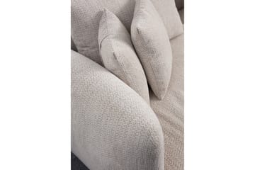 Floransa 4-sits Soffa med Divan - Vit - Möbler - Vardagsrum - Soffor - Divansoffa & schäslong