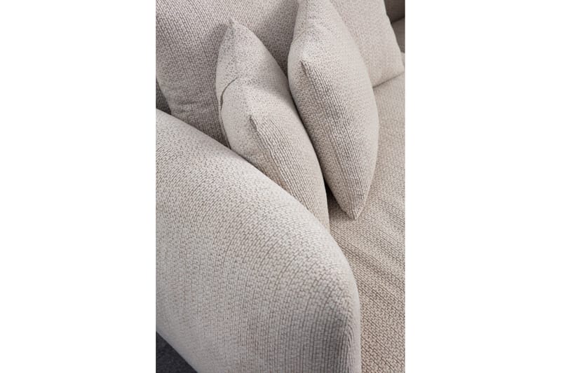 Floransa 4-sits Soffa med Divan - Vit - Möbler - Vardagsrum - Soffor - Divansoffa & schäslong