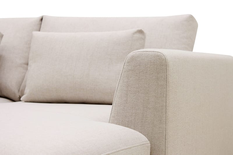 Florenz 3-sits Högervänd L-formad Divansoffa i Tyg - Beige - Möbler - Vardagsrum - Soffor - Divansoffa & schäslong