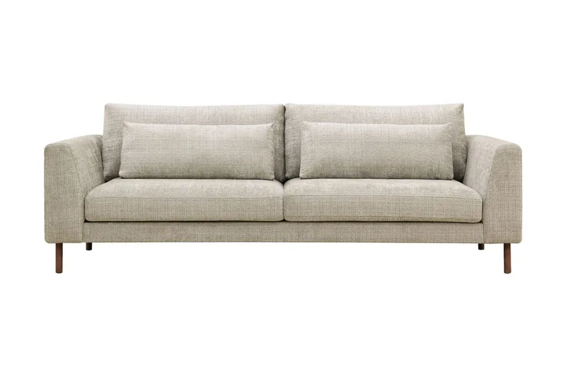 Florenz 3-sits Soffa i Chenille - Grå / Beige - Möbler - Vardagsrum - Soffor - 3-sits soffor