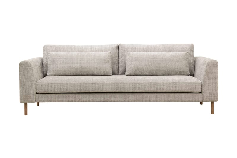 Florenz 3-sits Soffa i Chenille - Grå / Beige - Möbler - Vardagsrum - Soffor - 3-sits soffor
