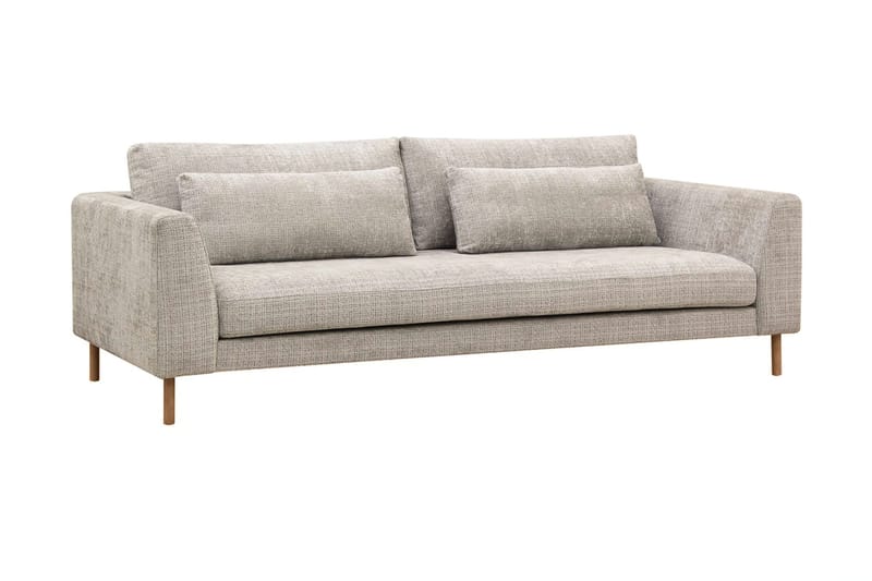 Florenz 3-sits Soffa i Chenille - Grå / Beige - Möbler - Vardagsrum - Soffor - 3-sits soffor