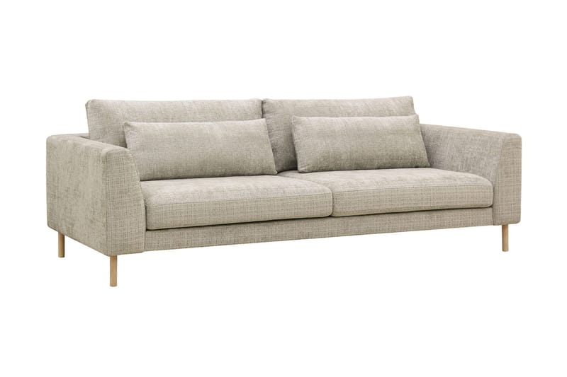 Florenz 3-sits Soffa i Chenille - Grå / Beige - Möbler - Vardagsrum - Soffor - 3-sits soffor