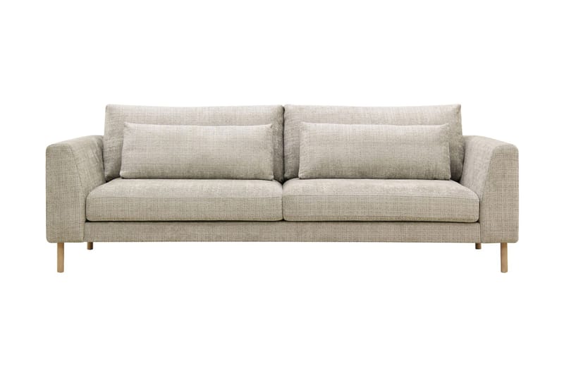 Florenz 3-sits Soffa i Chenille - Grå / Beige - Möbler - Vardagsrum - Soffor - 3-sits soffor