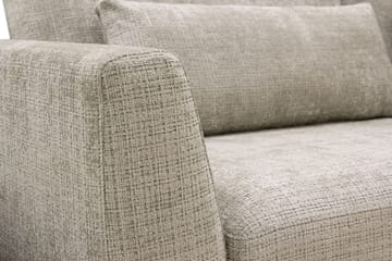 Florenz 3-sits Soffa i Chenille - Grå/Beige - Möbler - Vardagsrum - Soffor - 3-sits soffor