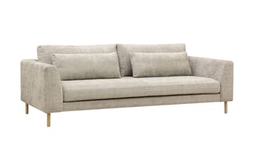 Florenz 3-sits Soffa i Chenille - Grå/Beige - Möbler - Vardagsrum - Soffor - 3-sits soffor