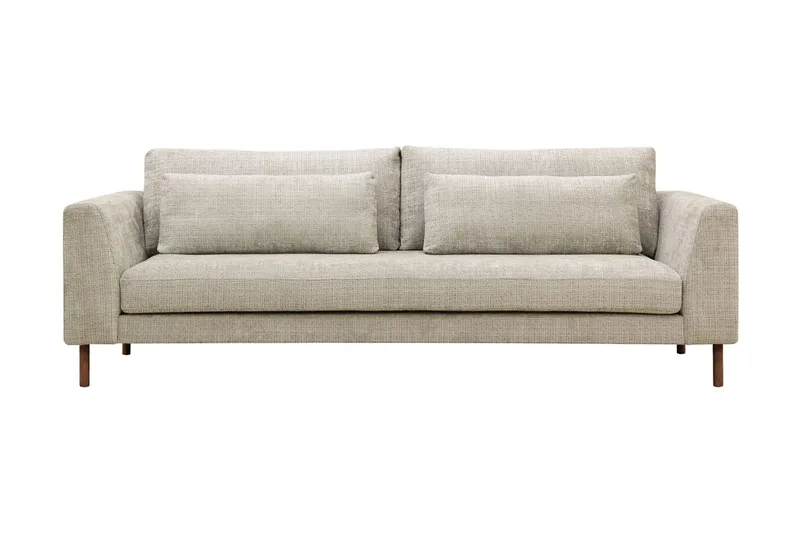 Florenz 3-sits Soffa i Chenille - Grå/Beige - Möbler - Vardagsrum - Soffor - 3-sits soffor