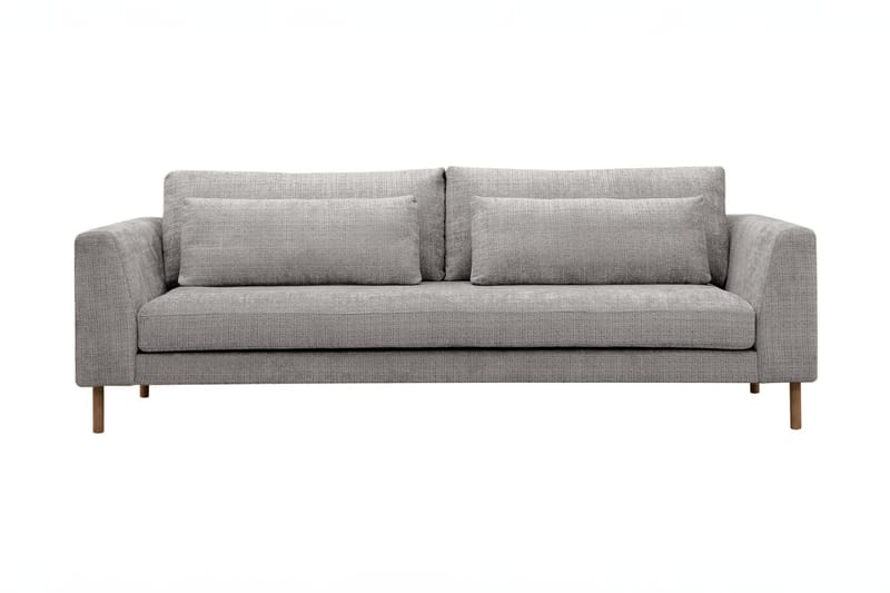 Florenz 3-sits Soffa i Chenille - Ljusgrå - Möbler - Vardagsrum - Soffor - 3-sits soffor
