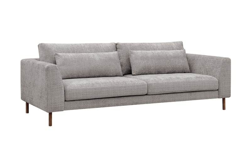 Florenz 3-sits Soffa i Chenille - Ljusgrå - Möbler - Vardagsrum - Soffor - 3-sits soffor