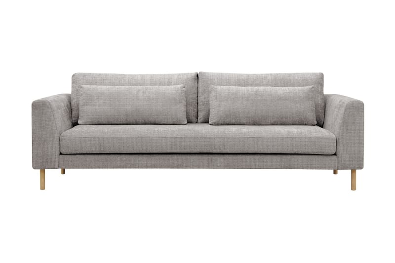 Florenz 3-sits Soffa i Chenille - Ljusgrå - Möbler - Vardagsrum - Soffor - 3-sits soffor