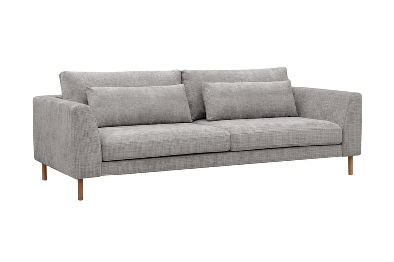 Florenz 3-sits Soffa i Chenille - Ljusgrå - Möbler - Vardagsrum - Soffor - 3-sits soffor