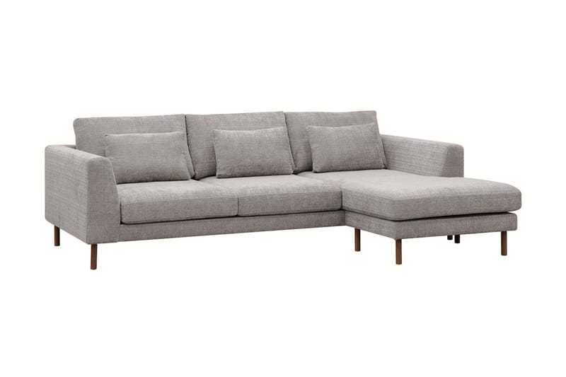 Florenz 3-sits Soffa med Divan Höger - Ljusgrå - Möbler - Vardagsrum - Soffor - Divansoffa & schäslong
