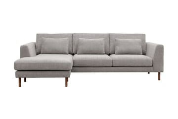 Florenz 3-sits Soffa med Divan Vänster Ljusgrå