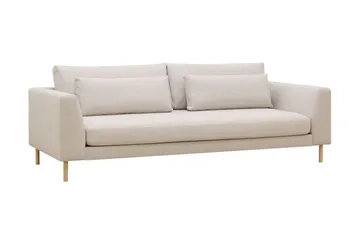 Florenz 3-sits Tygsoffa - Beige - Möbler - Vardagsrum - Soffor - 3-sits soffor
