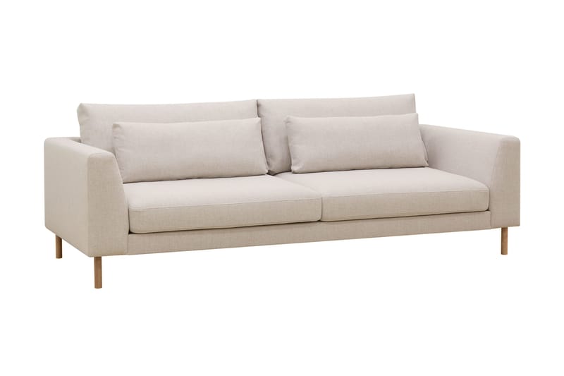Florenz 3-sits Tygsoffa - Beige - Möbler - Vardagsrum - Soffor - 3-sits soffor