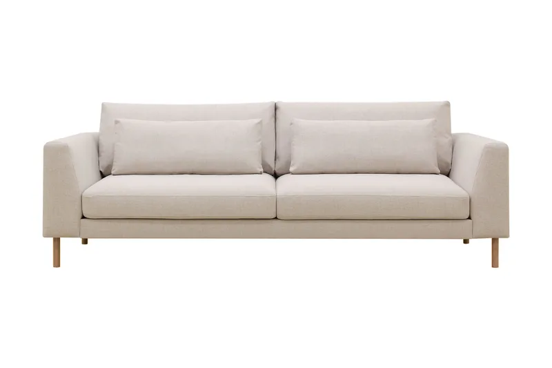 Florenz 3-sits Tygsoffa - Beige - Möbler - Vardagsrum - Soffor - 3-sits soffor