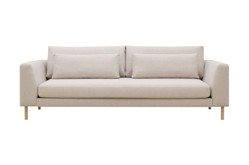 Florenz 3-sits Tygsoffa - Beige - Möbler - Vardagsrum - Soffor - 3-sits soffor