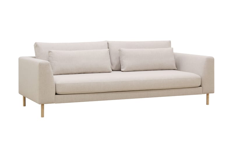 Florenz 3-sits Tygsoffa - Beige - Möbler - Vardagsrum - Soffor - 3-sits soffor